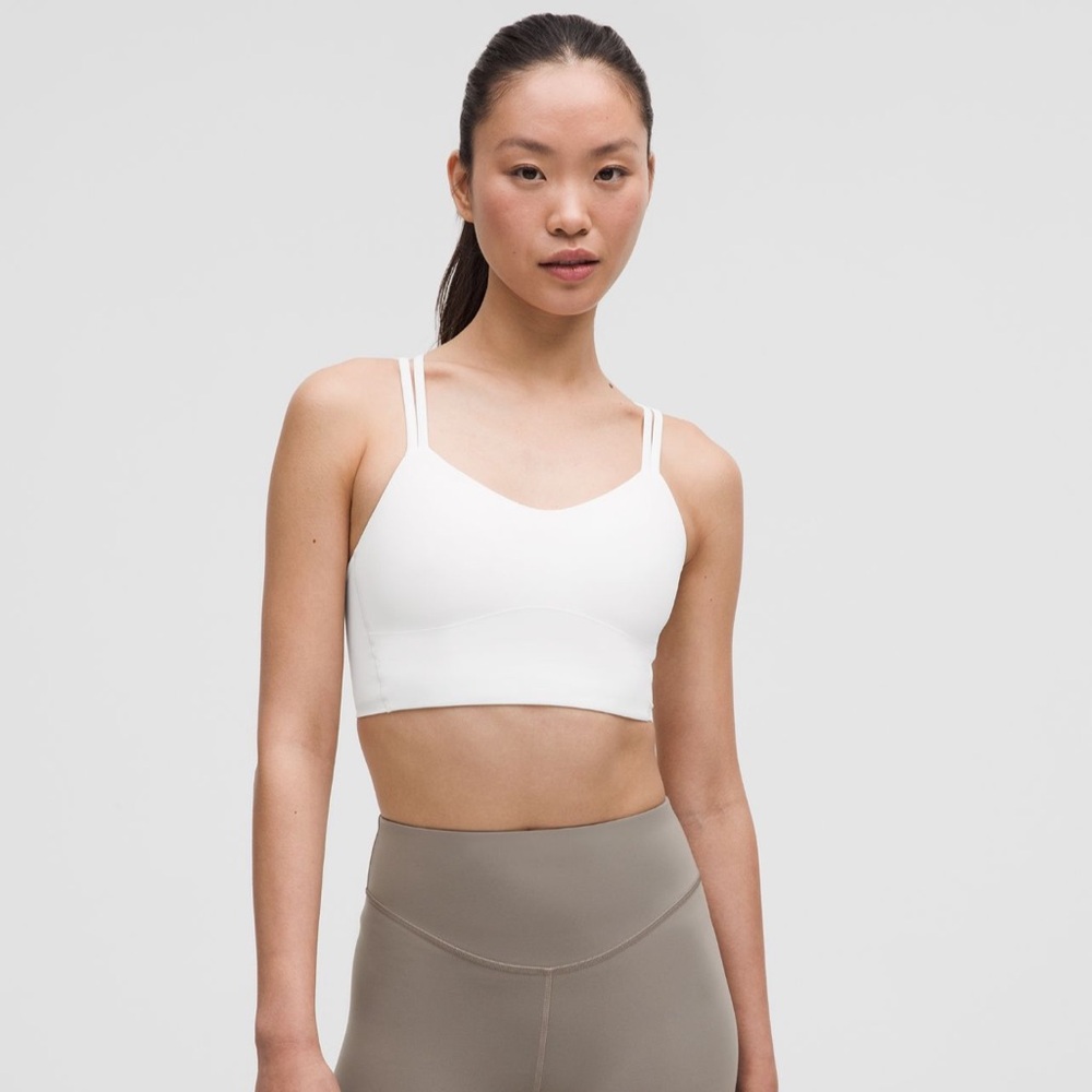 Lululemon Like A Cloud Longline Bra B/C cup in White